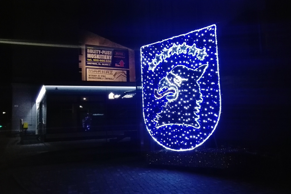 Świąteczne iluminacje. Zobacz, jak oświetlone są miejscowości w powiecie kartuskim