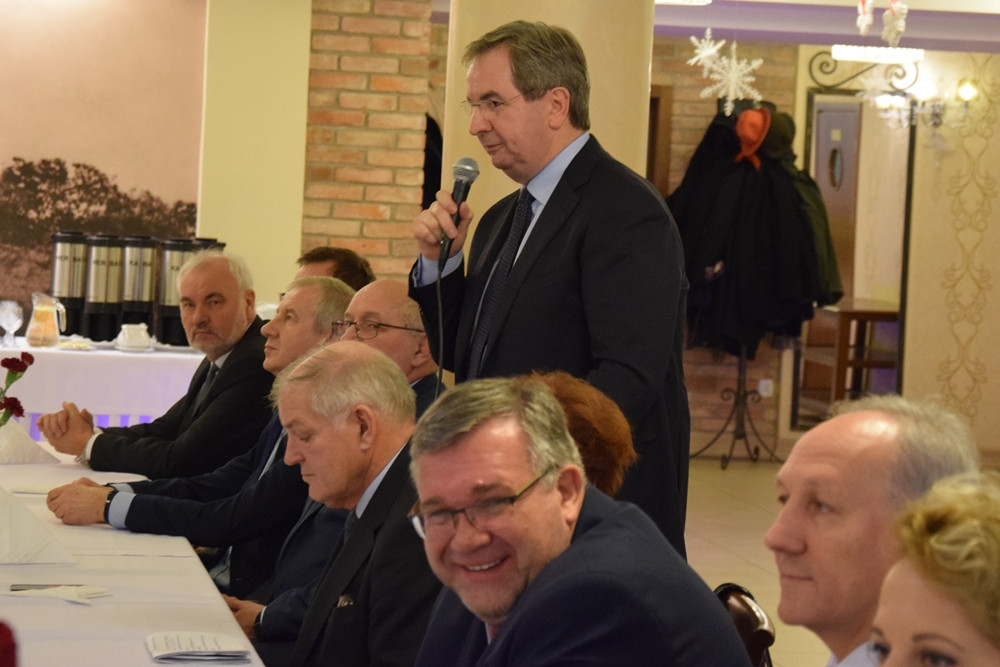 Samorządowcy z całego powiatu złożyli sobie noworoczne życzenia