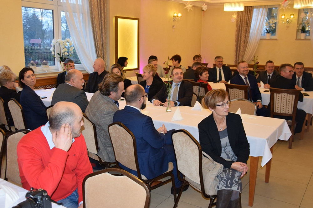 Samorządowcy z całego powiatu złożyli sobie noworoczne życzenia