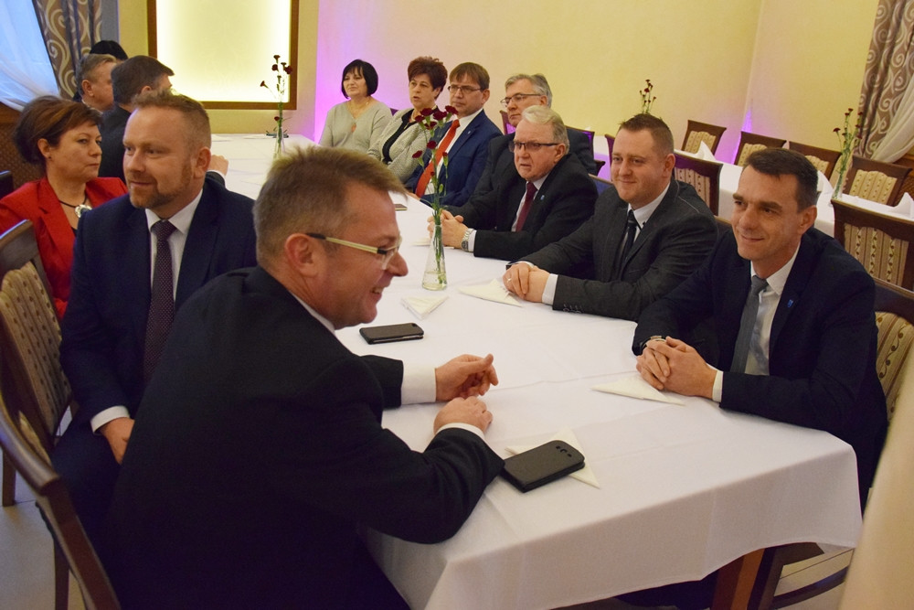 Samorządowcy z całego powiatu złożyli sobie noworoczne życzenia