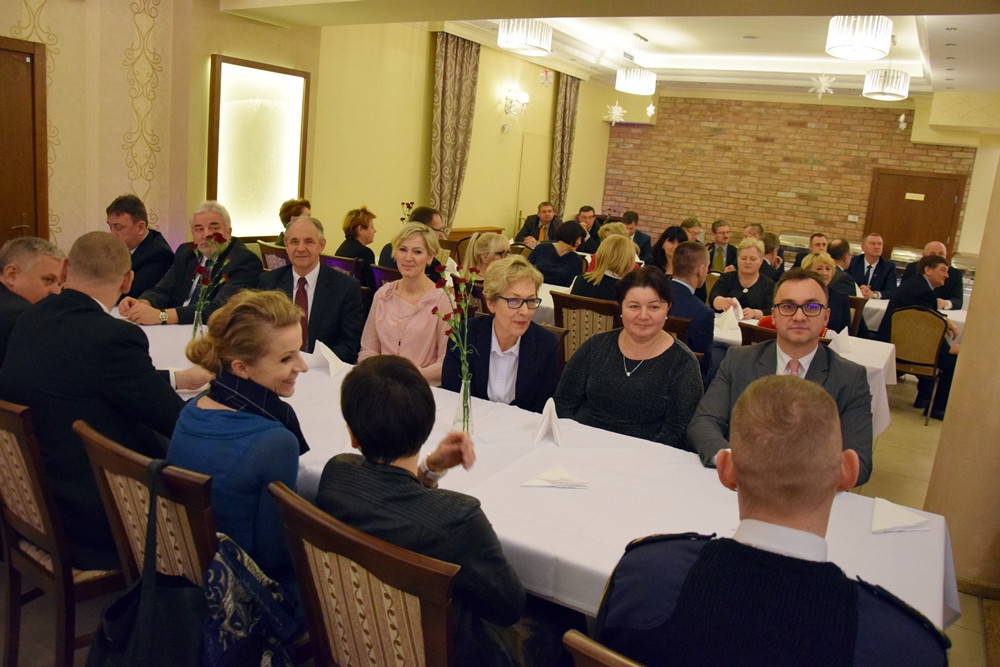 Samorządowcy z całego powiatu złożyli sobie noworoczne życzenia