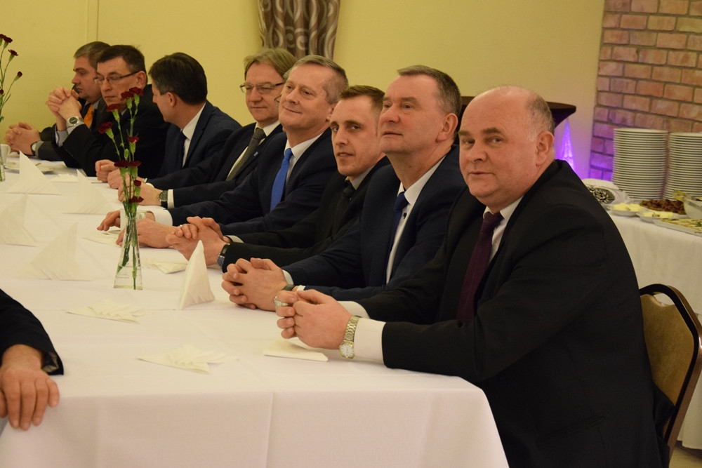 Samorządowcy z całego powiatu złożyli sobie noworoczne życzenia