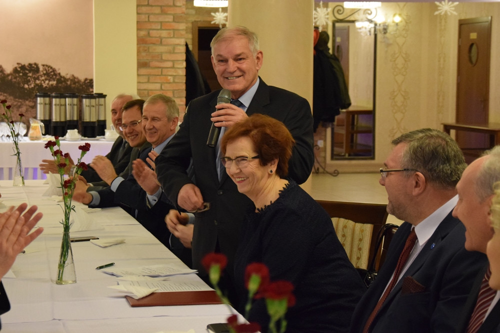 Samorządowcy z całego powiatu złożyli sobie noworoczne życzenia