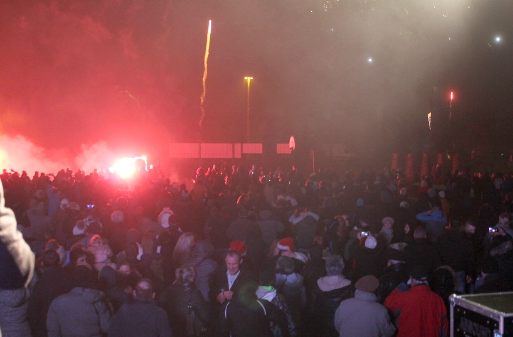Kartuzianie hucznie powitali Nowy Rok. Były życzenia od burmistrza i zabawa w rytmach disco polo