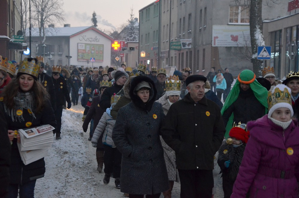 Orszak Trzech Króli przeszedł ulicami Sierakowic