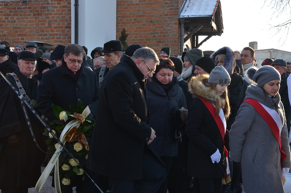 Kiełpino. Pogrzeb Jacka Wrońskiego. 