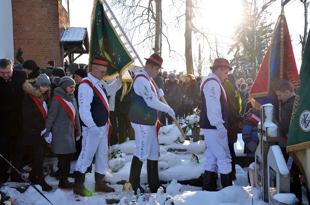 Kiełpino. Pogrzeb Jacka Wrońskiego. 