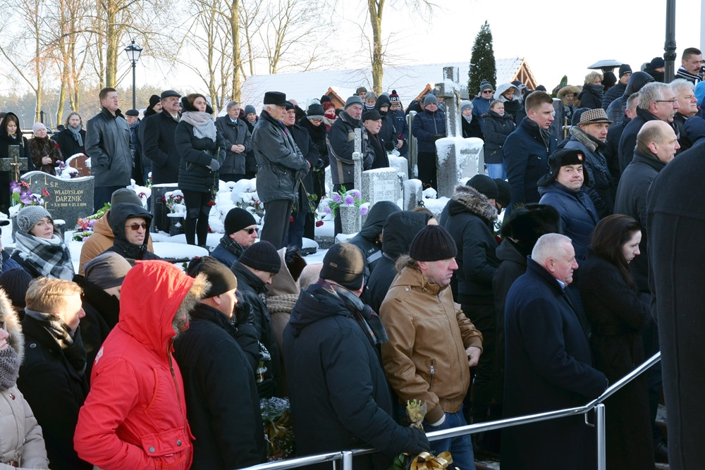 Kiełpino. Pogrzeb Jacka Wrońskiego. 