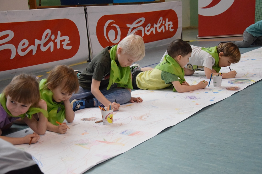 Przodkowo. Przedszkolaki trenowały z zawodowymi sportowcami