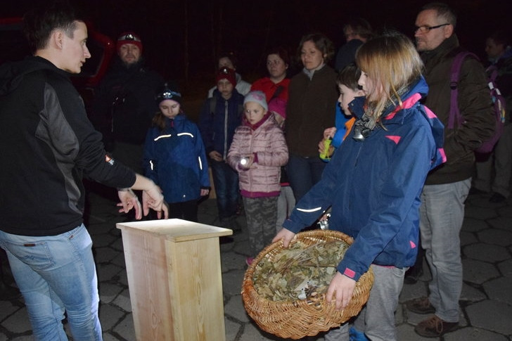Inspirujące warsztaty z nasłuchiwania sów w kartuskim lesie