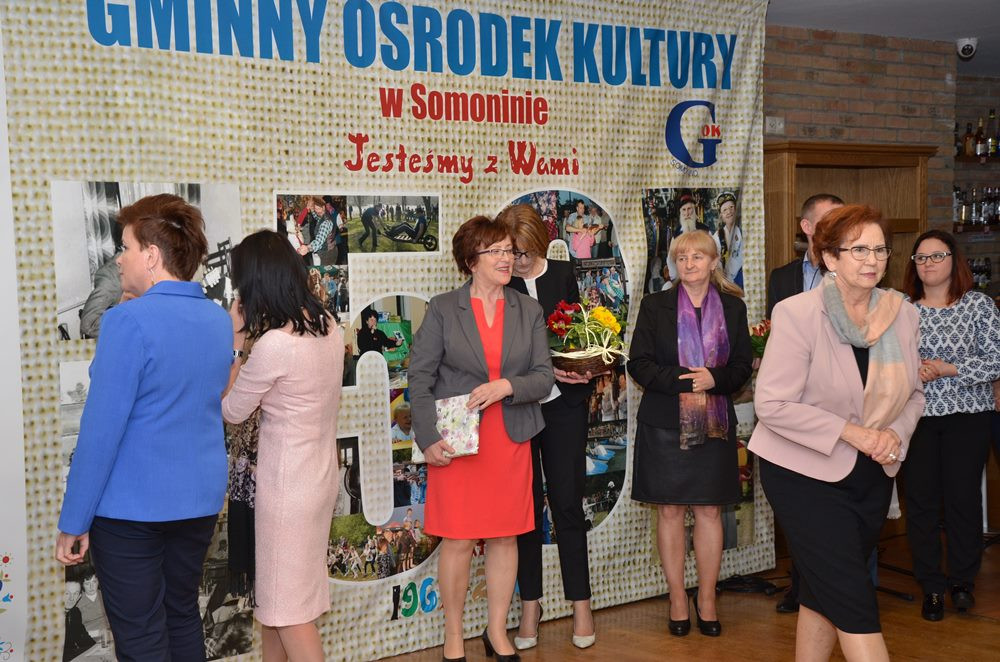 Wielu gości i mnóstwo życzeń na 50-lecie GOK w Somoninie
