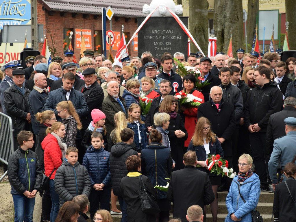 Kartuzy. Uroczystości trzeciomajowe. Park zyskał nazwę 66 Kaszubskiego Pułku Piechoty