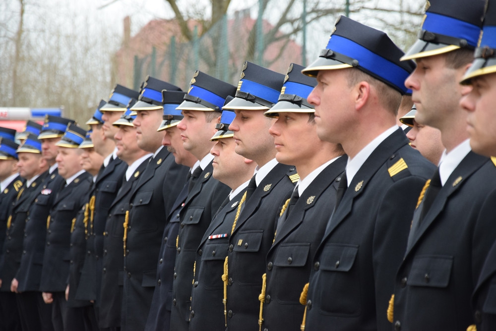 Kartuzy. Strażackie święto. Apel, życzenia i tradycyjna grochówka
