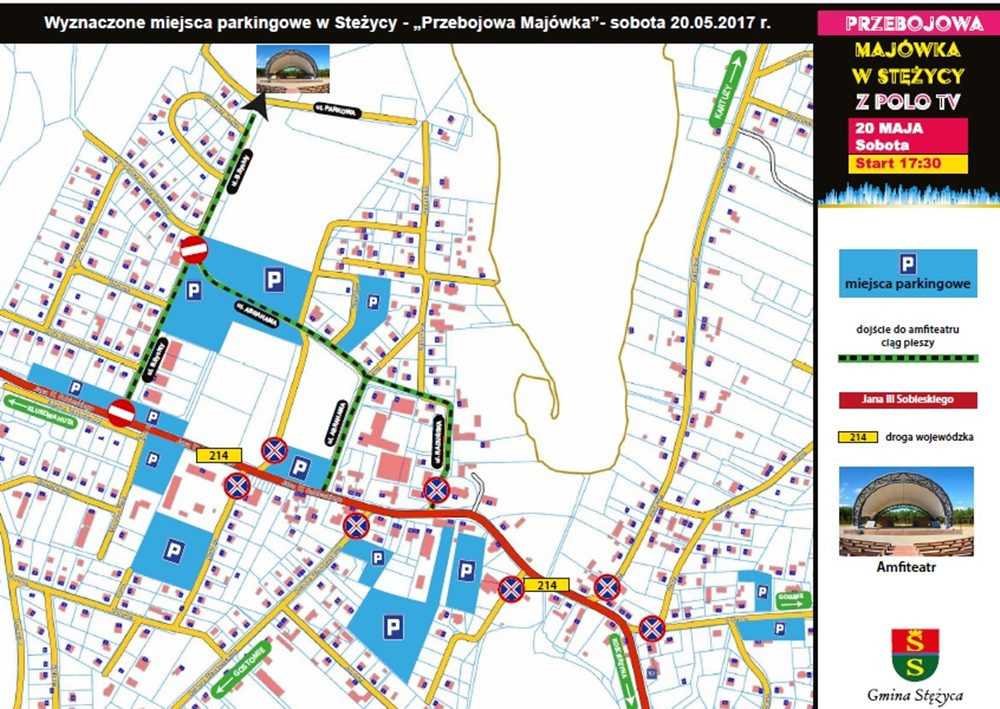 Już za kilka dni Przebojowa Majówka w Stężycy. Sprawdź jak dojechać i gdzie zaparkować
