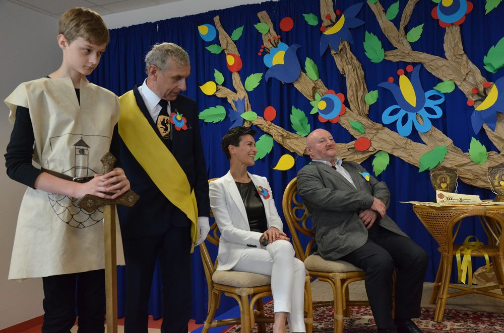 Kamienica Szlachecka. Danuta Stenka i prof. Alfred Majewicz odebrali Ryngrafy Witosława