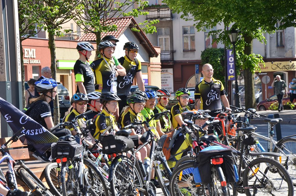 Wyruszyli z Kartuz, by dołączyć do Wielkiego Przejazdu Rowerowego