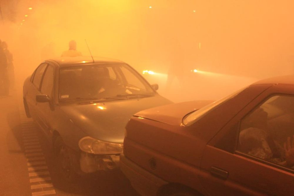 Młodzież z Parafialnej Grupy Pozoracyjnej w Sianowie na ćwiczeniach w tunelu pod Martwą Wisłą