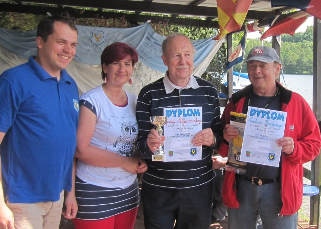 II Regaty o Wstęgę Jeziora Raduńskiego Dolnego (wyniki)