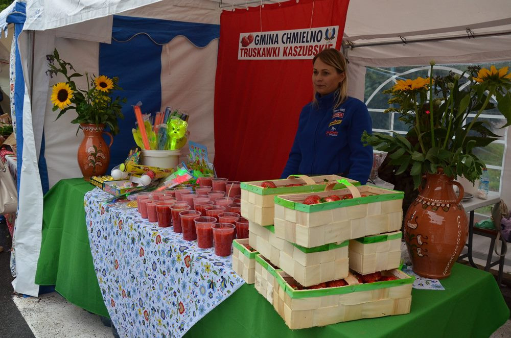 Truskawkobranie 2017. Pogoda nie rozpieszczała, ale były truskawki i Michał Szpak