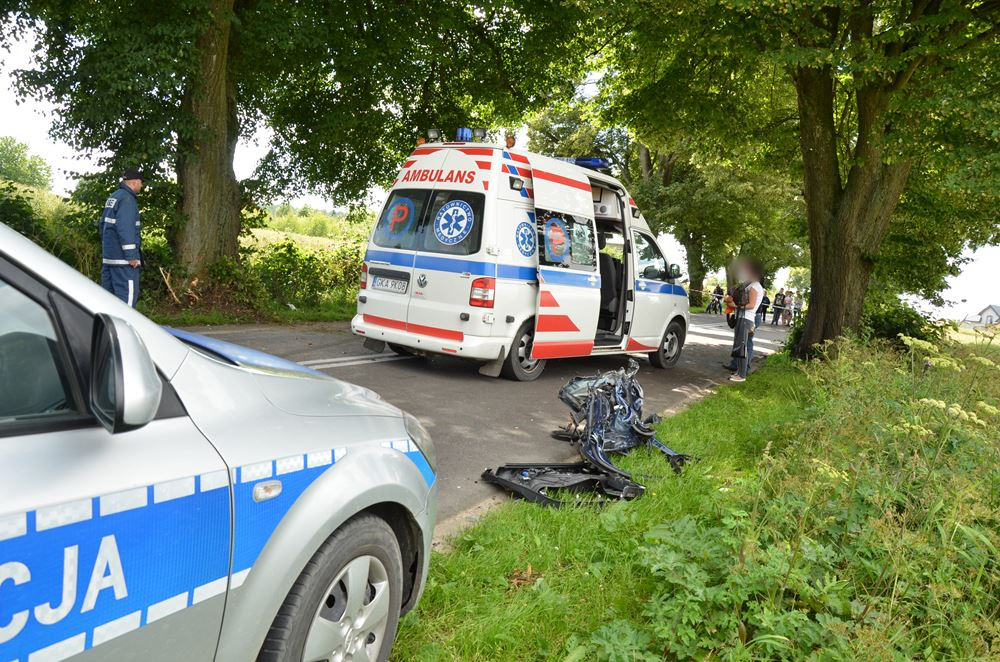 Puzdrowo. Potężny wypadek. Siedem osób rannych, w tym dzieci