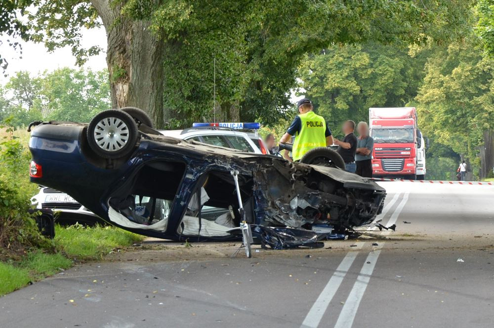 Puzdrowo. Potężny wypadek. Siedem osób rannych, w tym dzieci