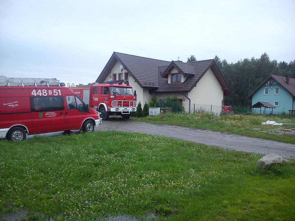 Podtopione drogi i posesje. Strażacy w powiecie interweniowali już 160 razy (aktualizacja)