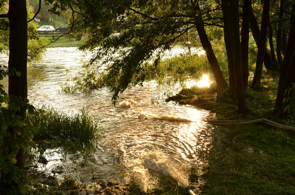 Potężna nawałnica m.in. w rejonie Brodnicy Górnej i Dolnej. Zalane drogi i posesje