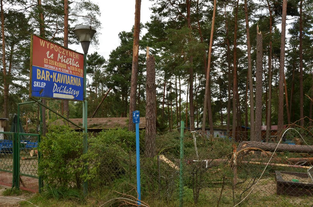 Strażacy koncentrują działania w okolicy Sulęczyna. Skala zniszczeń jest ogromna