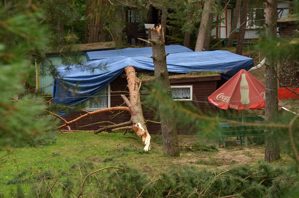 Strażacy koncentrują działania w okolicy Sulęczyna. Skala zniszczeń jest ogromna