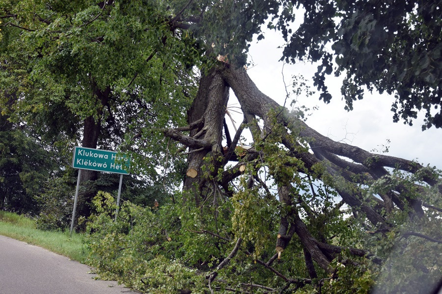 Strażacy koncentrują działania w okolicy Sulęczyna. Skala zniszczeń jest ogromna