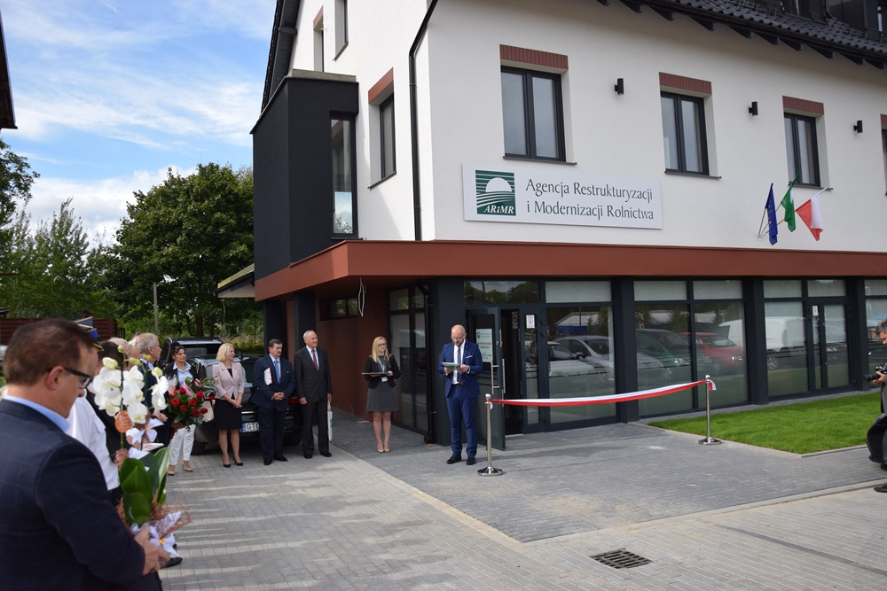 Kartuzy. Otwarto nową siedzibę Agencji Restrukturyzacji i Modernizacji Rolnictwa