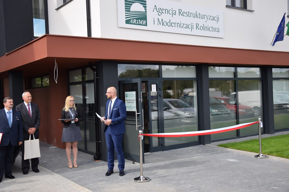 Kartuzy. Otwarto nową siedzibę Agencji Restrukturyzacji i Modernizacji Rolnictwa