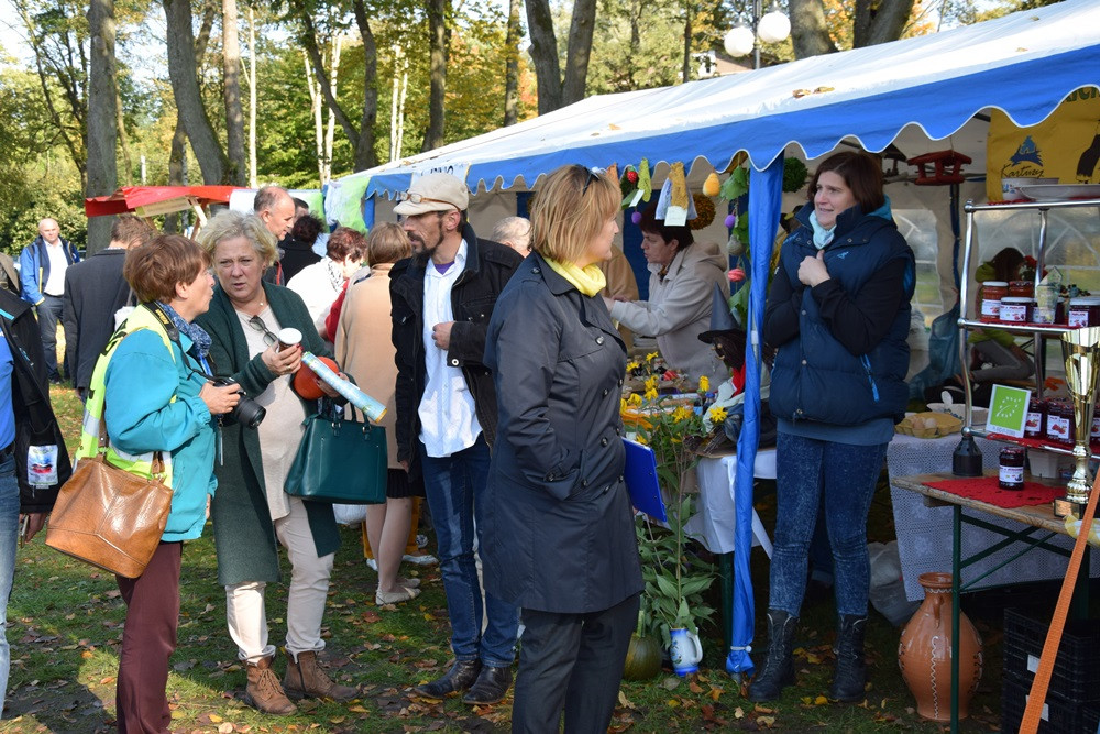 Kartuzy. Park Solidarności zamienił się w kolorowy targ z ekologicznymi produktami