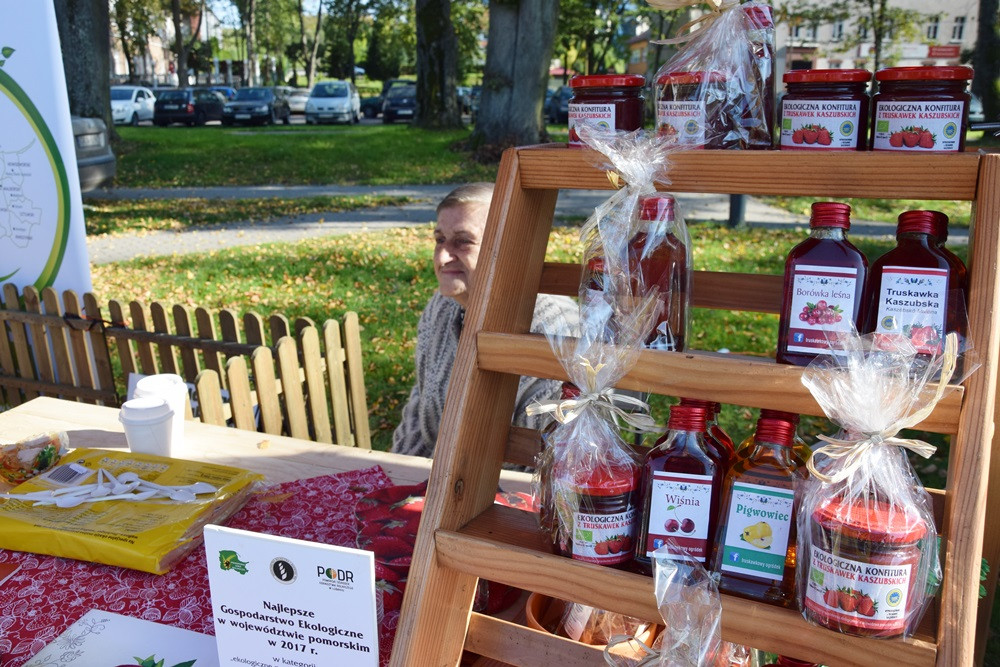 Kartuzy. Park Solidarności zamienił się w kolorowy targ z ekologicznymi produktami