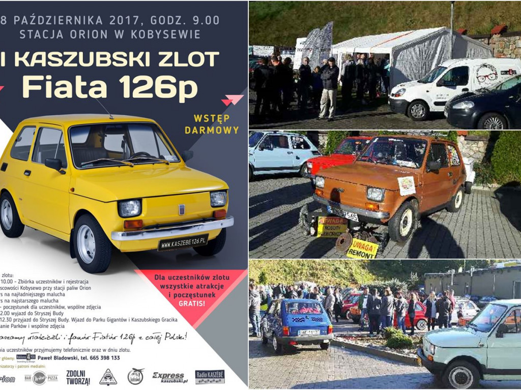 Kobysewo, Strysza Buda. Pierwszy kaszubski zlot miłośników maluchów