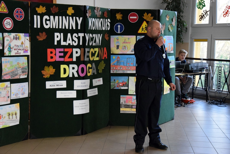 Żukowo. Bezpieczeństwo na drodze na rysunkach najmłodszych