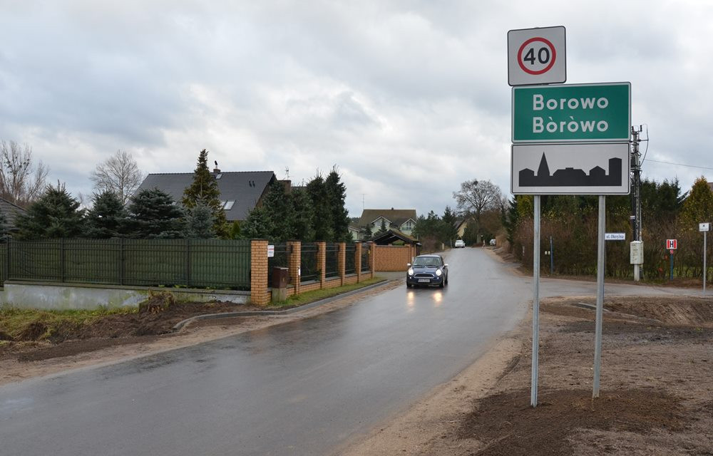 Otwarto zmodernizowaną drogę Borowo - Sitno