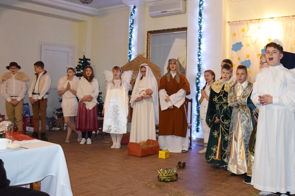 Wspaniałe jasełka i spotkanie opłatkowe kartuskiego 