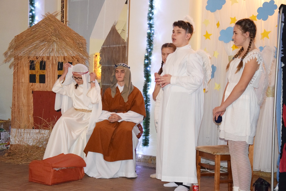 Wspaniałe jasełka i spotkanie opłatkowe kartuskiego 