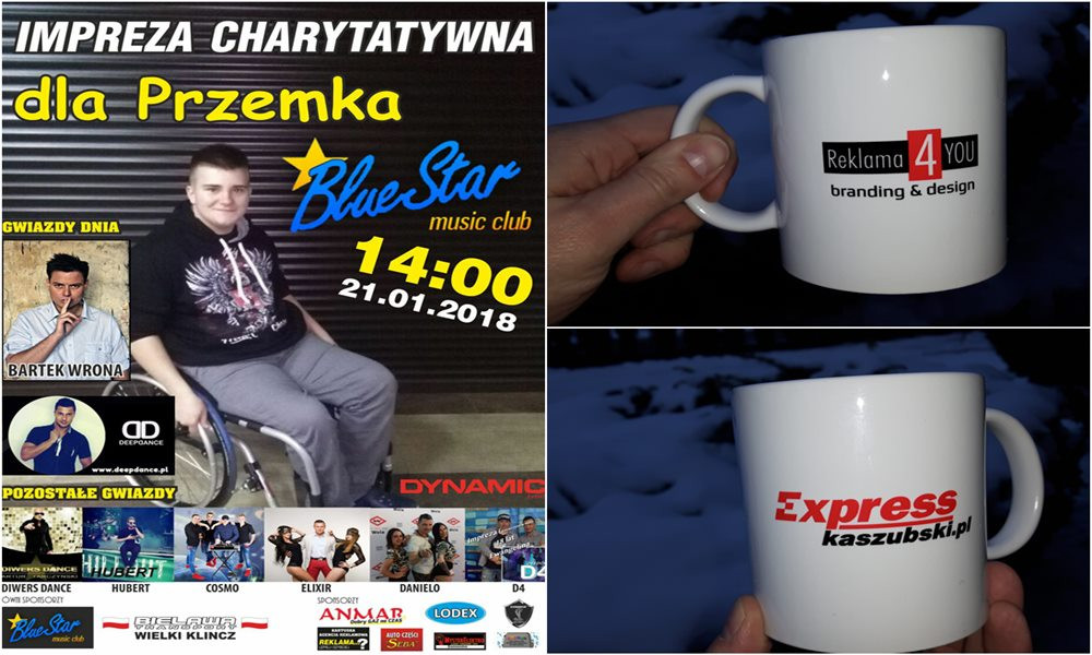 W niedzielę impreza dla Przemka. Można wylicytować gadżety od R4Y i Expressu Kaszubskiego