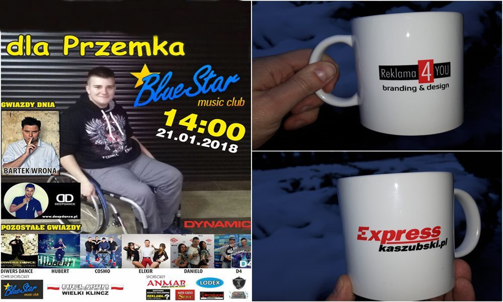 W niedzielę impreza dla Przemka. Można wylicytować gadżety od R4Y i Expressu Kaszubskiego