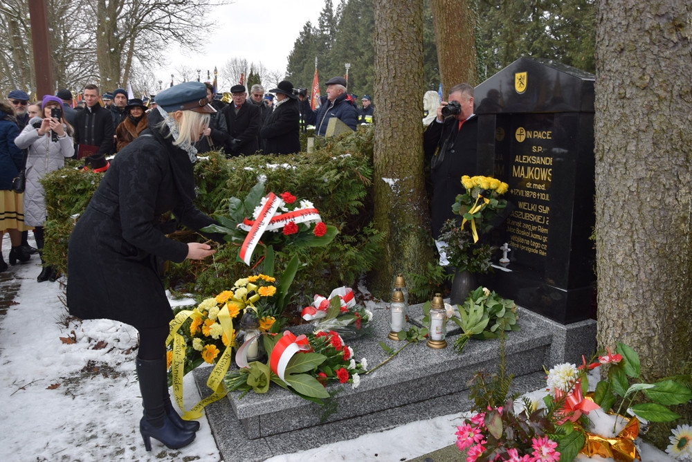 Kartuzy. Upamiętnili 80. rocznicę śmierci Aleksandra Majkowskiego