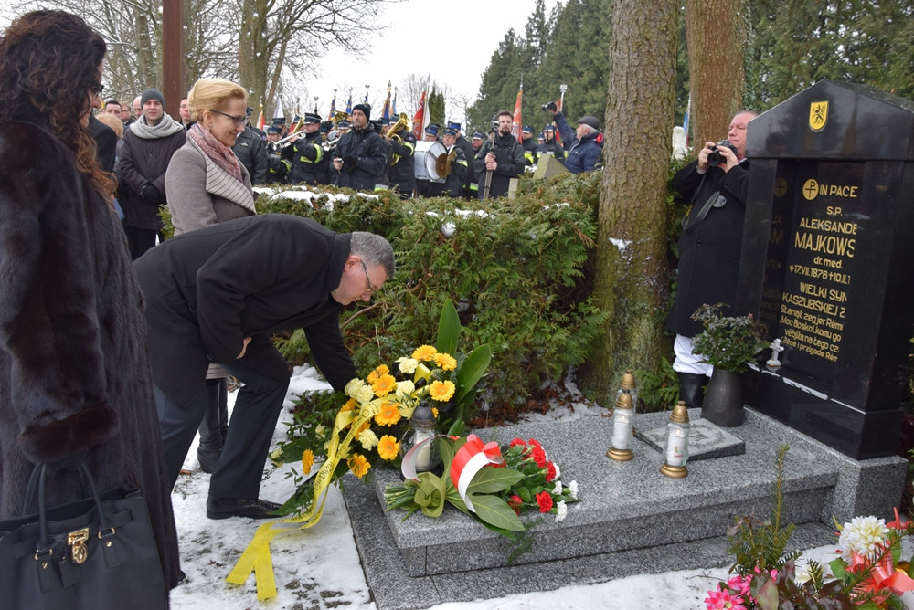 Kartuzy. Upamiętnili 80. rocznicę śmierci Aleksandra Majkowskiego