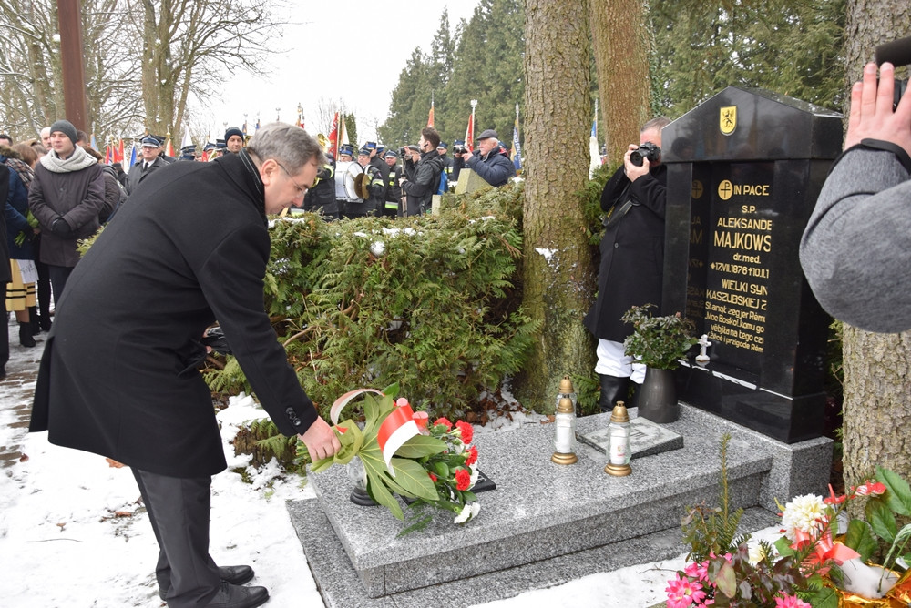 Kartuzy. Upamiętnili 80. rocznicę śmierci Aleksandra Majkowskiego