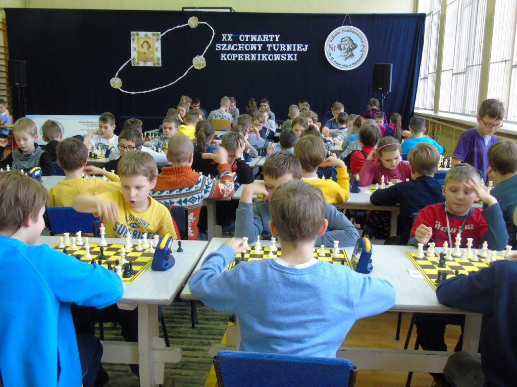 Szachy. Jubileuszowy Turniej Kopernikowski w SP nr 2 w Kartuzach