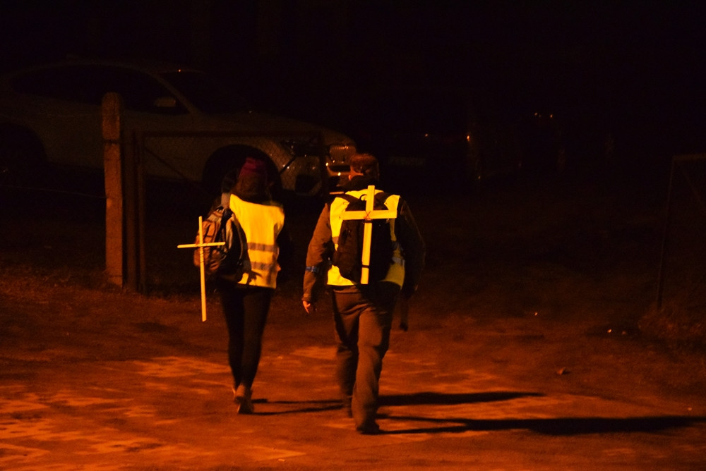 Leźno. 400 osób wyruszyło w Ekstremalną Drogę Krzyżową