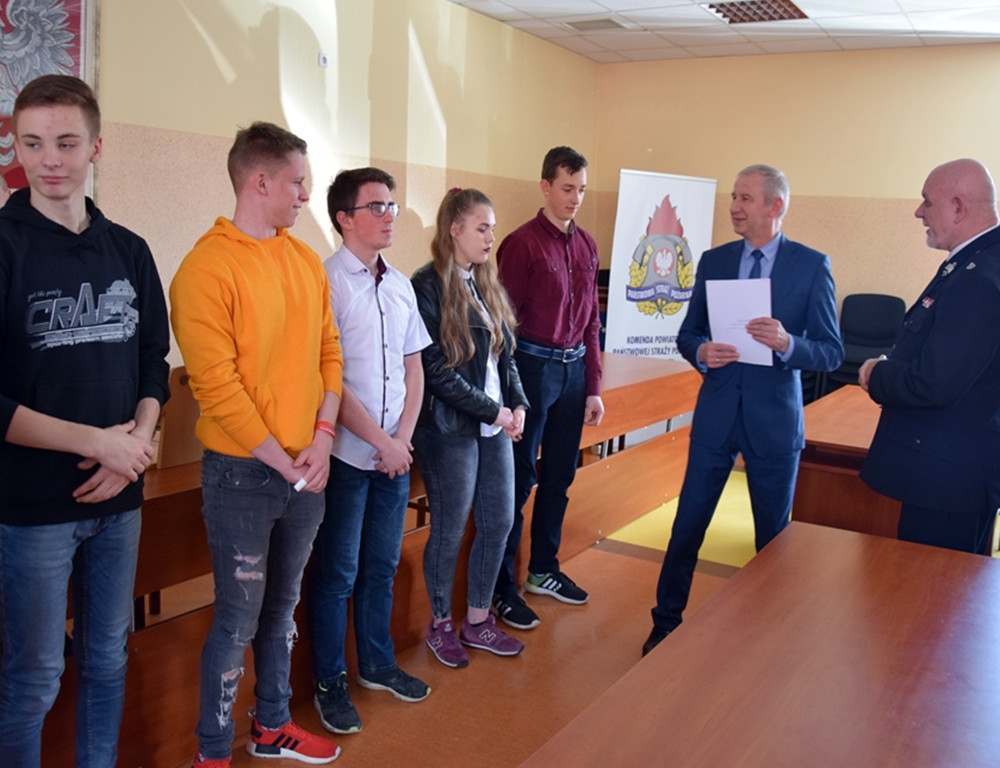 Znamy zwycięzców powiatowych eliminacji Turnieju Wiedzy Pożarniczej