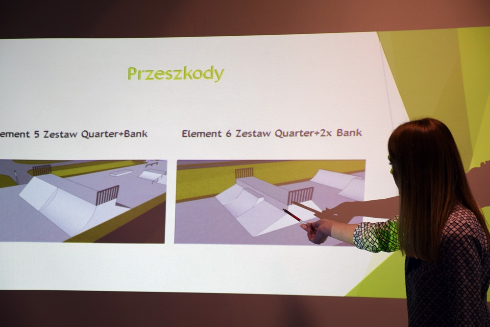 Kartuzy. Młodzi ludzie dyskutowali z projektantami o wyglądzie nowego skateparku
