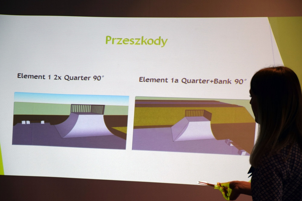 Kartuzy. Młodzi ludzie dyskutowali z projektantami o wyglądzie nowego skateparku