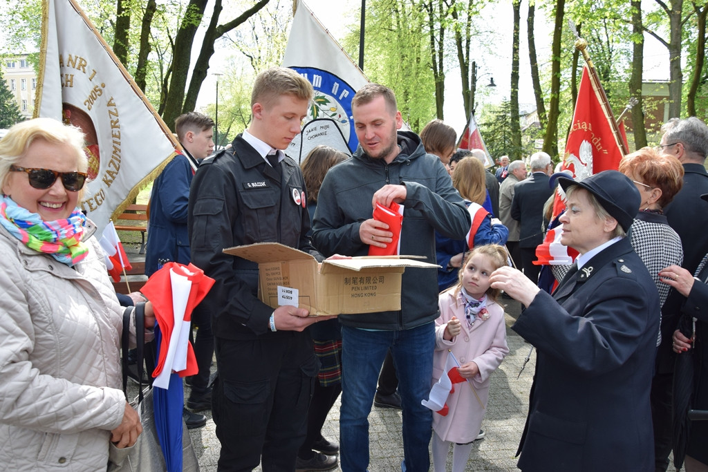 Kartuzy. Patriotyczne święto 3 maja. Odczytano preambułę Konstytucji w języku kaszubskim